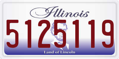 IL license plate 5125119