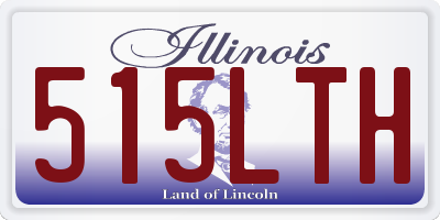 IL license plate 515LTH