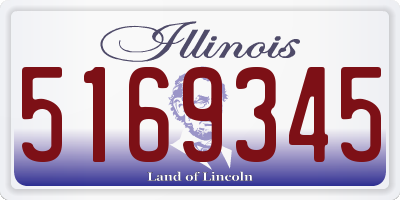 IL license plate 5169345