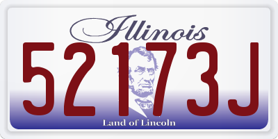 IL license plate 52173J