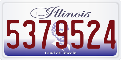 IL license plate 5379524