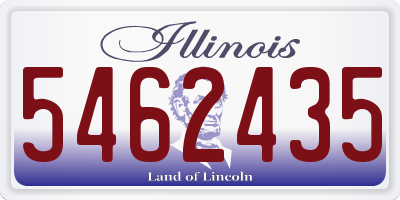 IL license plate 5462435
