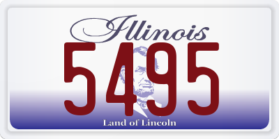 IL license plate 5495