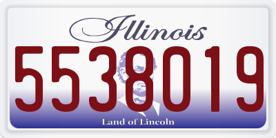 IL license plate 5538019