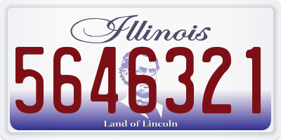 IL license plate 5646321