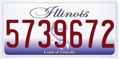 IL license plate 5739672