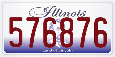 IL license plate 576876