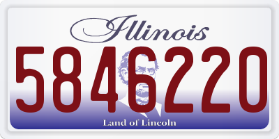IL license plate 5846220