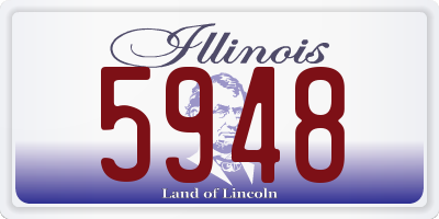 IL license plate 5948