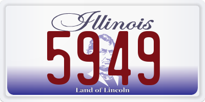 IL license plate 5949