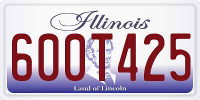 IL license plate 600T425