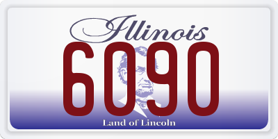 IL license plate 6090