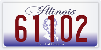 IL license plate 61102