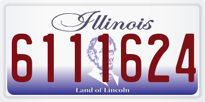 IL license plate 6111624