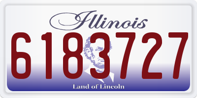 IL license plate 6183727