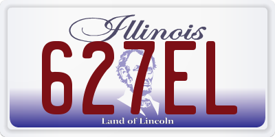 IL license plate 627EL