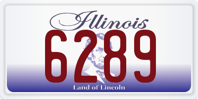 IL license plate 6289