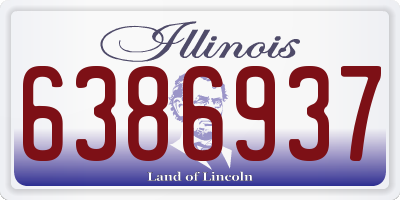 IL license plate 6386937