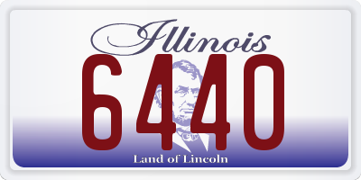 IL license plate 6440