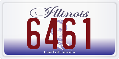 IL license plate 6461