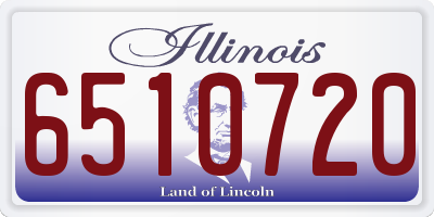 IL license plate 6510720