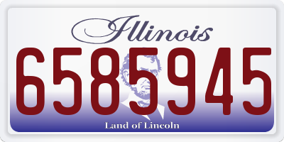 IL license plate 6585945