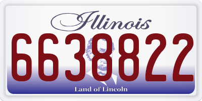 IL license plate 6638822