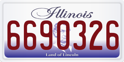 IL license plate 6690326