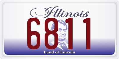 IL license plate 6811