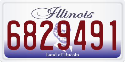 IL license plate 6829491
