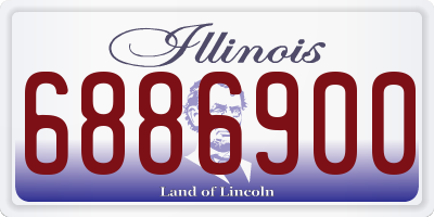 IL license plate 6886900