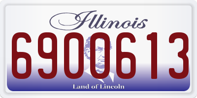 IL license plate 6900613