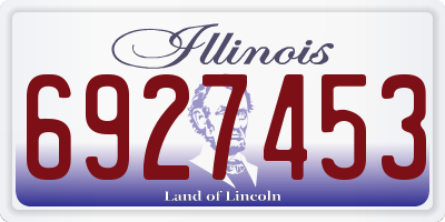 IL license plate 6927453