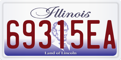 IL license plate 69315EA