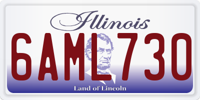 IL license plate 6AML730