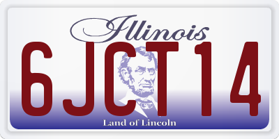 IL license plate 6JCT14