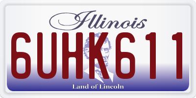 IL license plate 6UHK611