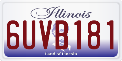 IL license plate 6UVB181