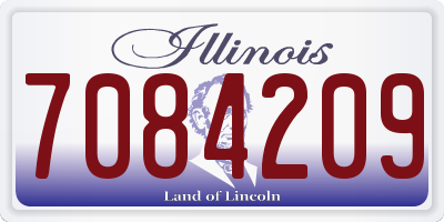 IL license plate 7084209