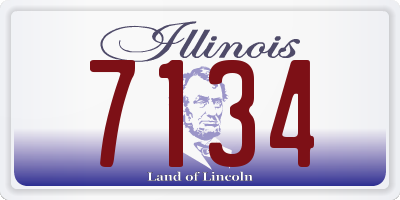 IL license plate 7134