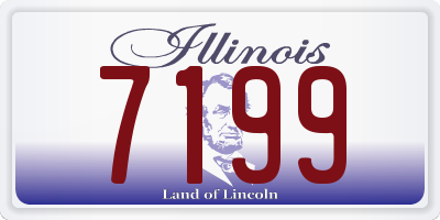 IL license plate 7199