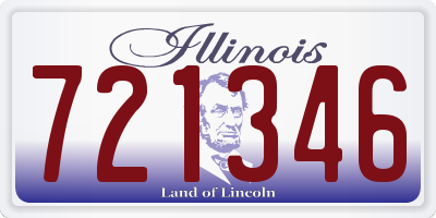 IL license plate 721346