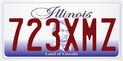 IL license plate 723XMZ