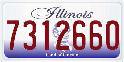 IL license plate 7312660