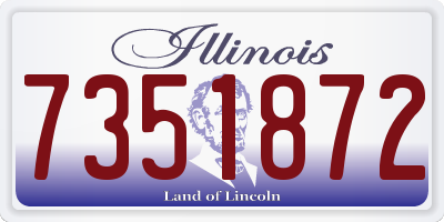 IL license plate 7351872