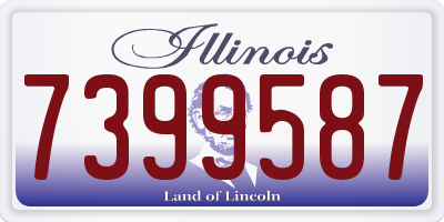 IL license plate 7399587