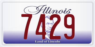 IL license plate 7429