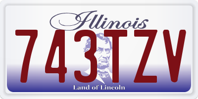 IL license plate 743TZV