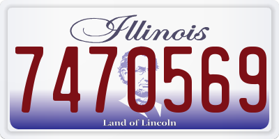 IL license plate 7470569