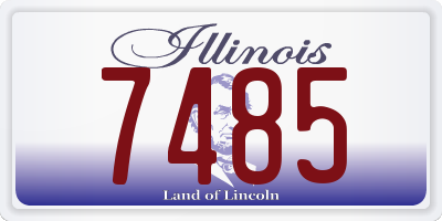 IL license plate 7485